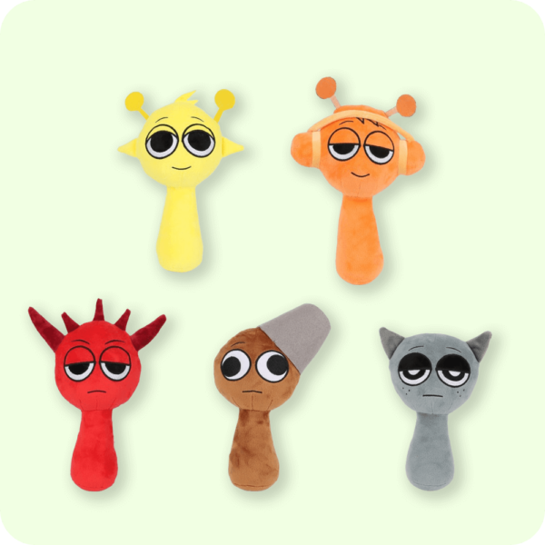 Sprunki Plush 5PCS Set A